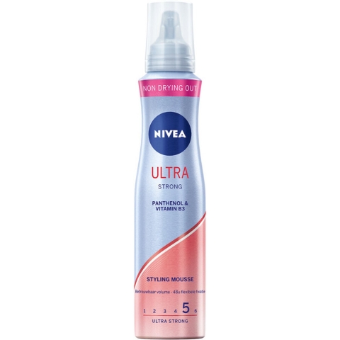 6x Nivea Haarmousse Ultra Strong 150 ml