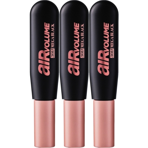 3x L'Oréal Air Volume Mega 30H Mascara Extra Zwart
