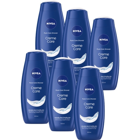 6x Nivea Douchecrème Rich Moisture 500 ml