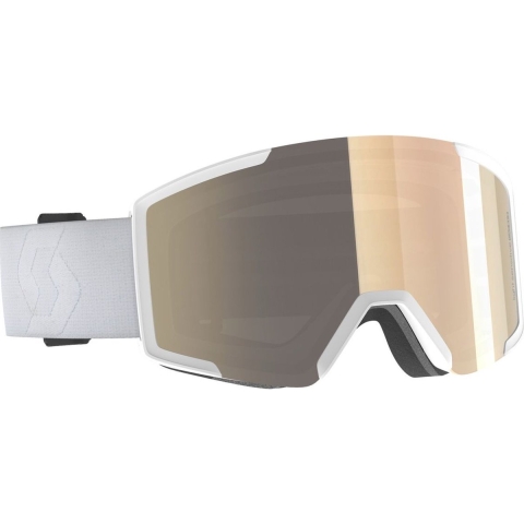 Scott Shield Light Sensitive skibril wit/brons