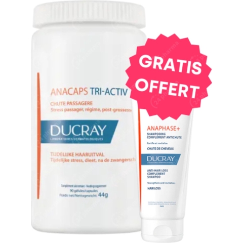 Ducray Anacaps Tri-Activ + Anaphase+ Shampoo | 90 capsules + 100 ml PROMO