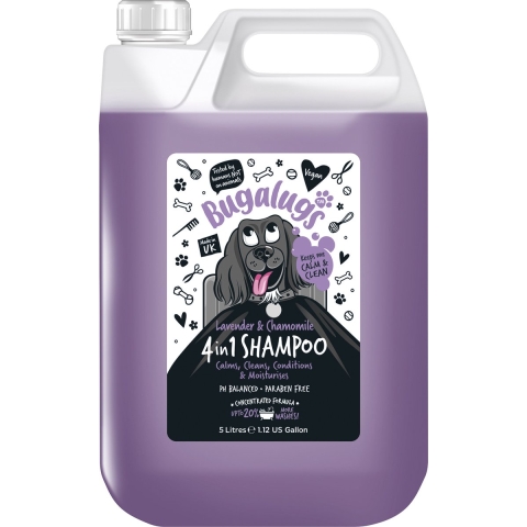 Bugalugs 4 in 1 Lavender&Chamomile Dog Shampoo Jerry can 5 L