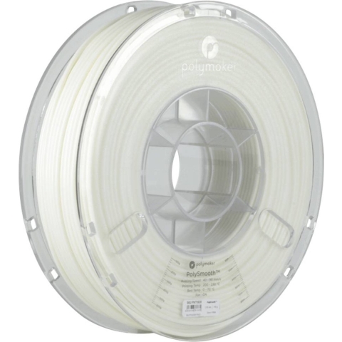 Polymaker PJ01002 PolySmooth Filament PVB Polijstbaar 1.75 mm 750 g Wit 1 stuk(s)