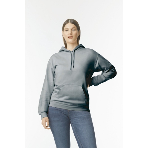 Gildan GSF500 Softstyle® Midweight Sweat Adult Hoodie - Dark Heather - 4XL