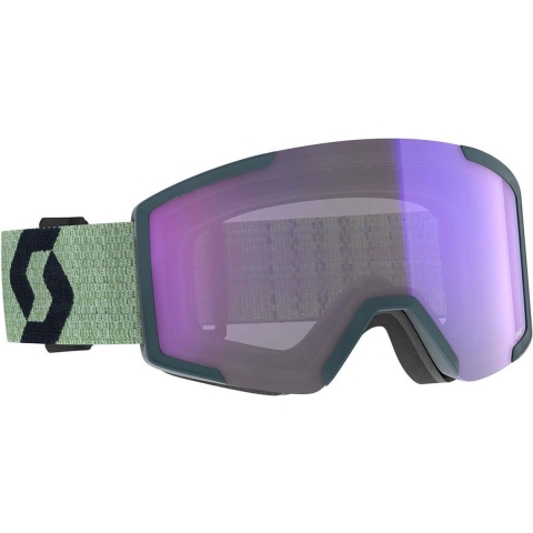 Scott Shield Light Sensitive skibril groen/zwart