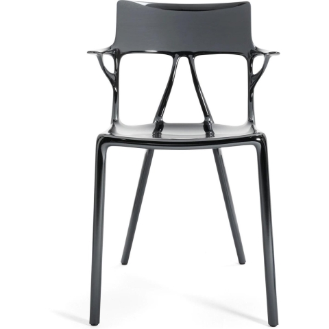 Kartell A.i. Stoel Metallic Titanium