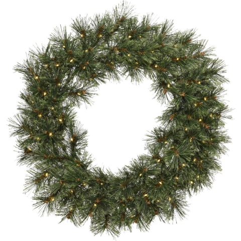 Cashmere krans BO prel d63h63c groen kerst - Everlands