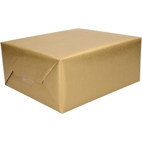 10x Cadeaupapier/inpakpapier goud 500 x 50 cm op rol -