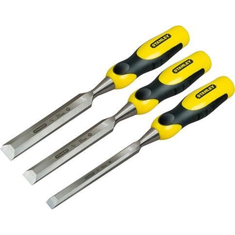 Stanley handgereedschap Steekbeitelset Dynagrip 3Dlg. (10,15,20 mm) - 2-16-887