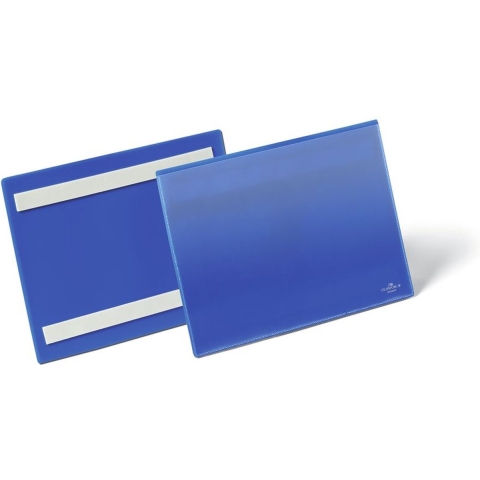 Durable Etikettenhouder | B210xH148mm blauw | zelfklevend | pak a 50 stuks - 179507 179507