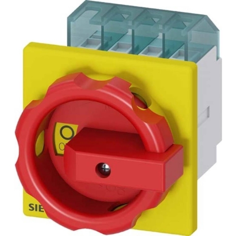 Siemens 3LD20031TL53 Belastbare scheidingsschakelaar Rood, Geel 4-polig 6 mm² 16 A 690 V/AC