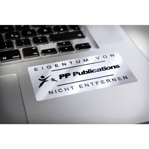 Avery-Zweckform L6133-20 Etiketten voor typeplaatjes 70 x 37 mm Polyester folie Zilver 480 stuk(s) Permanent hechtend Laser (zwart/wit), Kopiëren (zwart/wit),