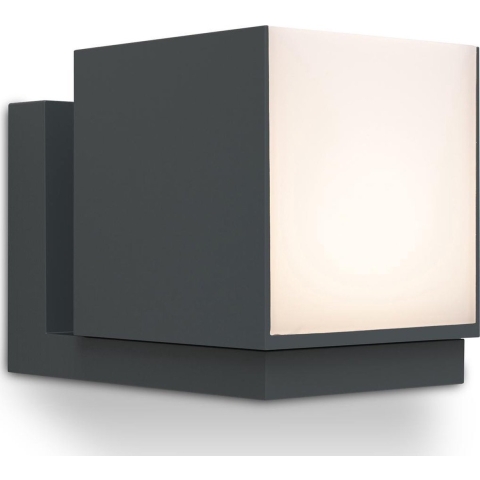 Lutec Cuba 5193803118 LED-buitenlamp (wand) 12 W Antraciet