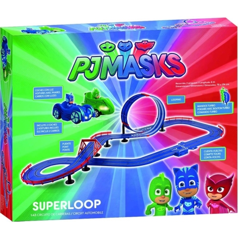PJ Masks Superloop racebaan 6 meter - 1:43 - Kerstaanbieding!