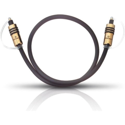 Oehlbach Toslink Digitale audio Aansluitkabel [1x Toslink-stekker (ODT) - 1x Toslink-stekker (ODT)] 0.50 m Grijs