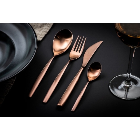 Mepra Bestekset Stiria Bronzo Ice - Gematteerd - RVS - 24-delig / 6 personen