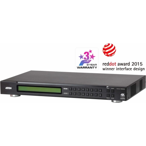 ATEN VM0808HB-AT-G HDMI-Matrix-switch 4096 x 2160 Pixel