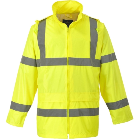 Reflecterende regenjas - Veiligheidsregenjas - XL