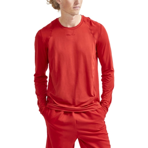 Craft 1908754 Adv Essence Ls Tee Men - Bright Red - XL