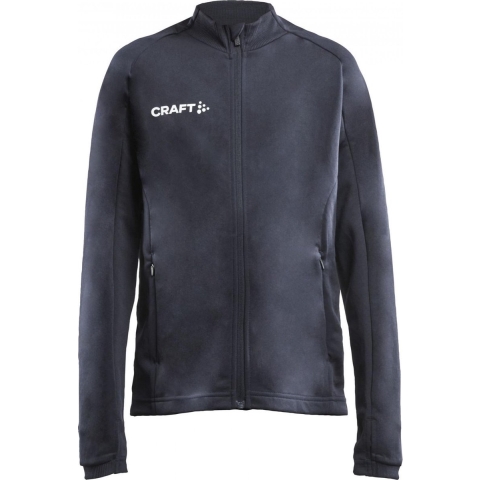 Craft 1910156 Evolve Full Zip Jr - Asphalt - 122/128