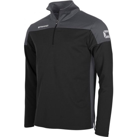 Stanno 408015 Pride 1/4 Zip Top - Black-Anthracite - XL