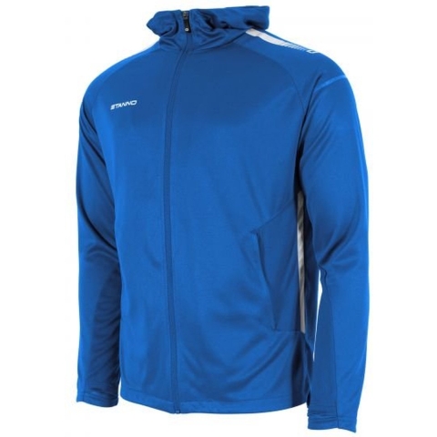 Stanno 408024 First Hooded Full Zip Top - Royal-White - 2XL