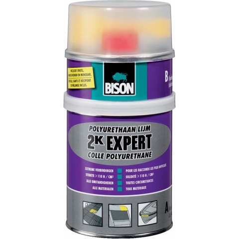 Bison 2K Expert Polyurethaanlijm Set 900G*4 Nlfr - 6302258 - 6302258