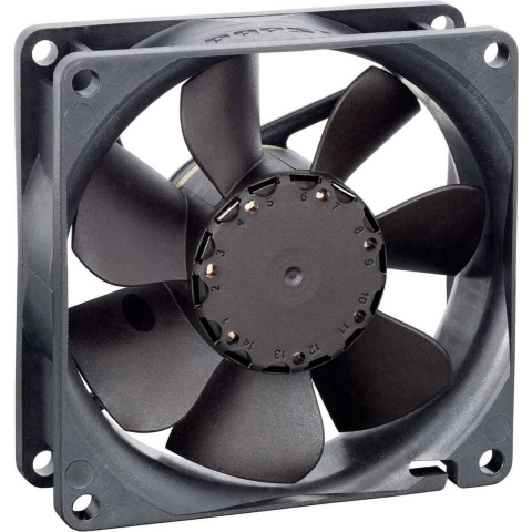 EBM Papst 8414N/2HP Axiaalventilator 24 V/DC 78 m³/h (l x b x h) 80 x 80 x 25.4 mm