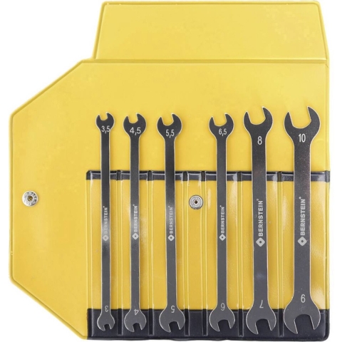 Bernstein Tools for Electronics 6-750 Dubbele steeksleutelset 6-delig 3 - 10 mm