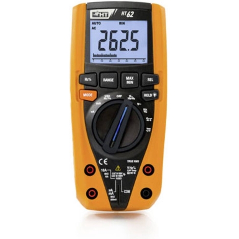 HT Instruments HT62 Multimeter Digitaal CAT III 1000 V, CAT IV 600 V Weergave (counts): 6000