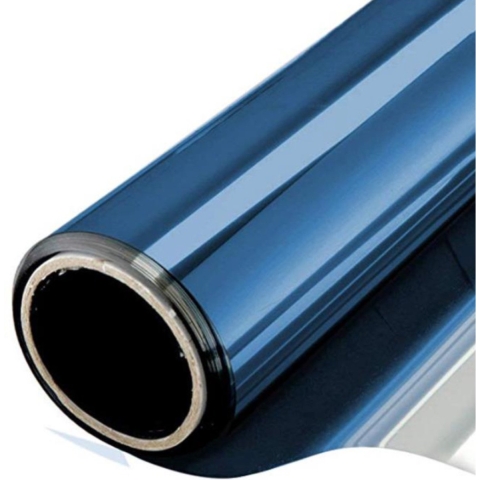 Raamfolie zonwerend transparant/donkergrijs - 5x - 50 cm x 2 meter - zelfklevend -