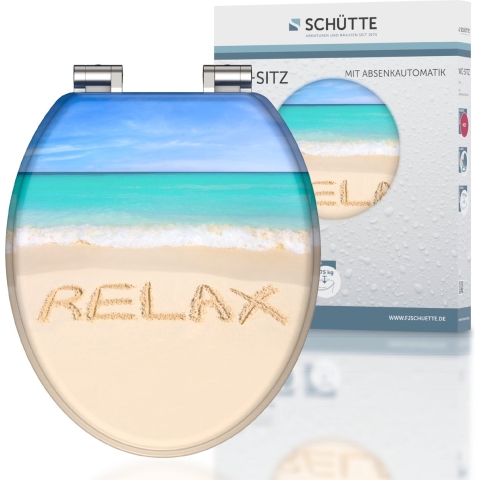 Schutte MDF WC-bril RELAX met soft-close
 - 80131 80131