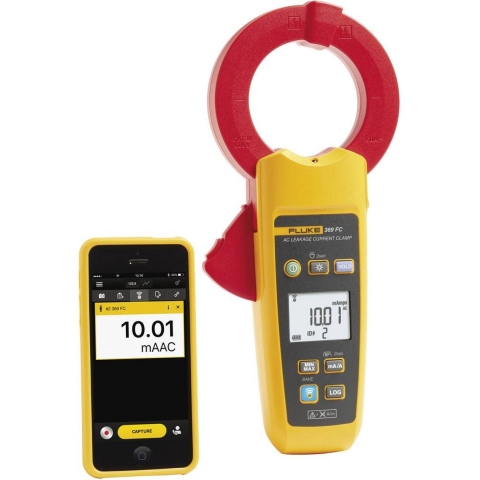 Fluke 369 FC Stroomtang Digitaal Datalogger CAT III 600 V Weergave (counts): 3300