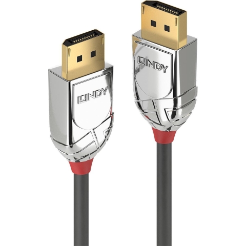 LINDY 36303 DisplayPort-kabel DisplayPort Aansluitkabel DisplayPort-stekker, DisplayPort-stekker 3.00 m Grijs