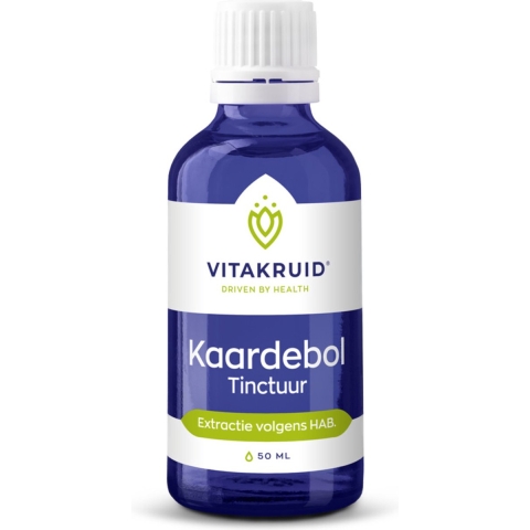 2x Vitakruid Kaardebol Tinctuur Bio 50 ml