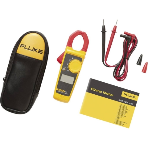 Fluke 323 Stroomtang, Multimeter Kalibratie (ISO) Digitaal CAT III 600 V, CAT IV 300 V Weergave (counts): 4000