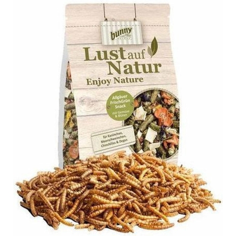 6x Bunny Nature Worm Wonders Meelwormen 35 gr