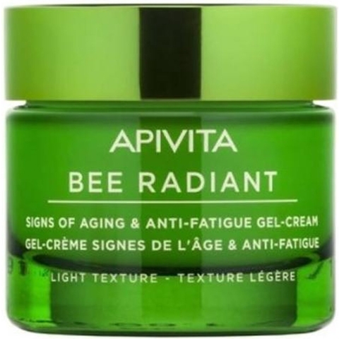 Apivita Bee Radiant Gel-Crème Tekens van Veroudering&Anti-Vermoeidheid | 50 ml