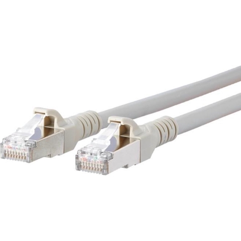 METZ CONNECT Patchkabel Cat.6A AWG 26, grijs, 20 m