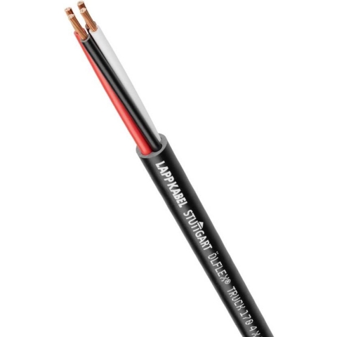 LAPP ÖLFLEX® TRUCK 170 Voertuigsnoer 2 x 1 mm² Zwart 7027060/50 50 m