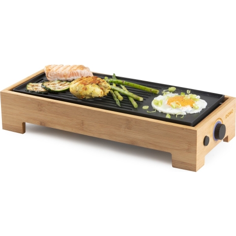 Domo Plancha Grill Bamboo Style ‘just Us’ Grillplaat Bruin