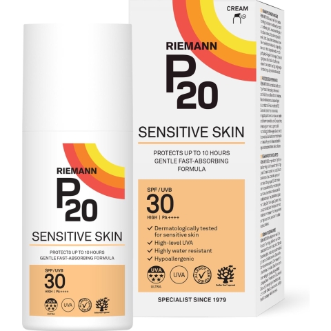 P20 Zonnebrand Sensitive Skin Crème SPF30