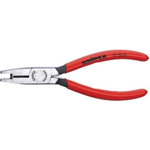Knipex Krimptang voor Scotchlokverbinders met snijkant met kunststof bekleed 155 mm - 975001