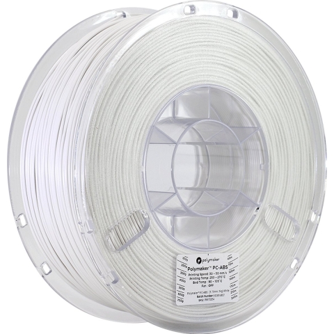Polymaker PC04002 PC04002 Filament PC-ABS Hittebestendig, Slagvast 1.75 mm 1000 g Wit 1 stuk(s)