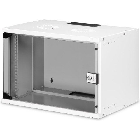 Digitus DN-49202 19inch-wandkast (b x h x d) 540 x 370 x 400 mm 7 HE Grijs, Grijs (metalen behuizing), Grijs (RAL 7035)