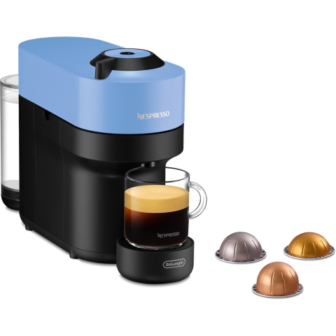 Nespresso Vertuo Pop ENV90.A machine met cups van DeLonghi - Blauw