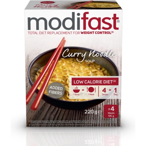 3x Modifast Intensive Soep Curry Noodle 220 gr