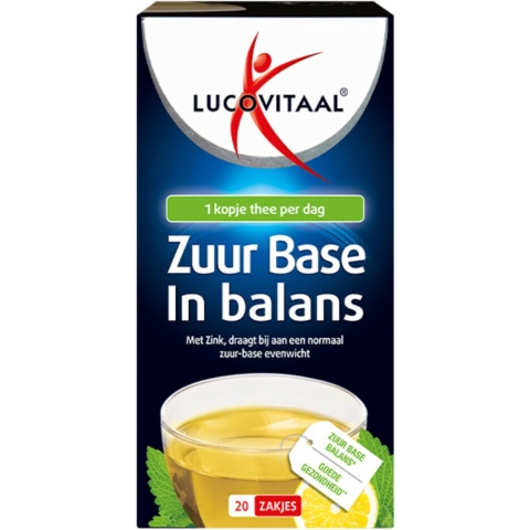 10x Lucovitaal Thee Zuur Base 20 stuks