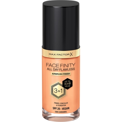 2x Max Factor Facefinity All Day Flawless Foundation C85 Caramel 34 ml
