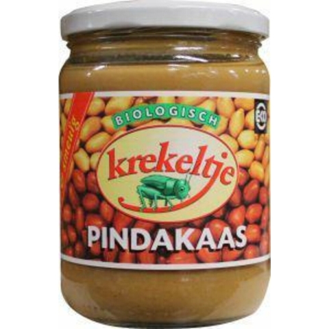 6x Horizon Krekel Pindakaas met Zout Bio 500 gr
